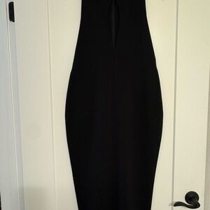 Black Women's Halter Sheath Dress